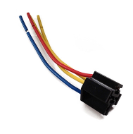 Relais incl houder 12V 40A 4