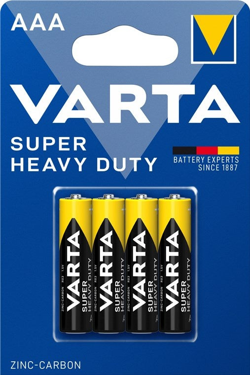 R03/AAA (Micro) (2003) Batterij, 4 stuks. in blister