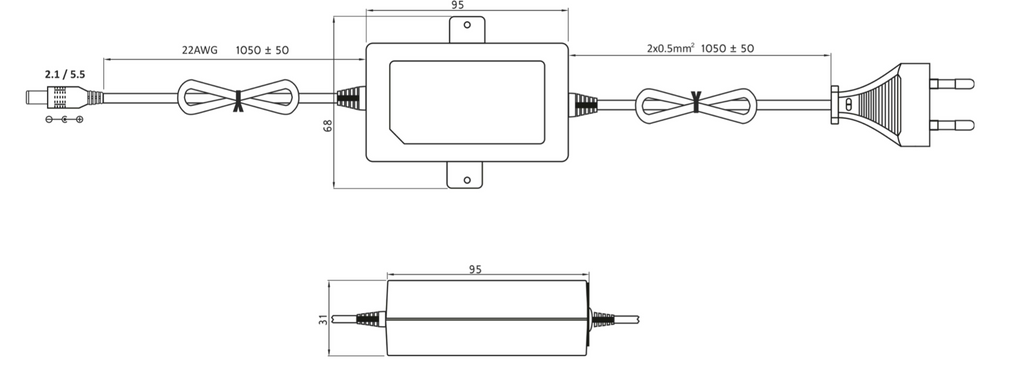 Adapter 12v 2a DC 24W  2