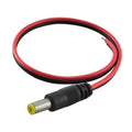DC jack 5.5x2.1mm 23cm kabel 