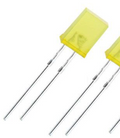 Led diffuus rechthoekig geel