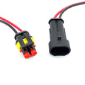 Waterproof 2 polige connector met draad set