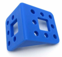 Hoeksteun blauw kunststof 2