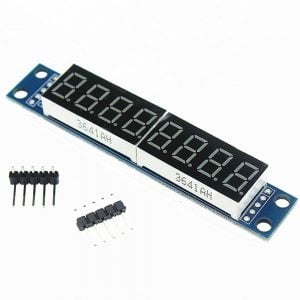 Maxim7219 8x7 seg spi display