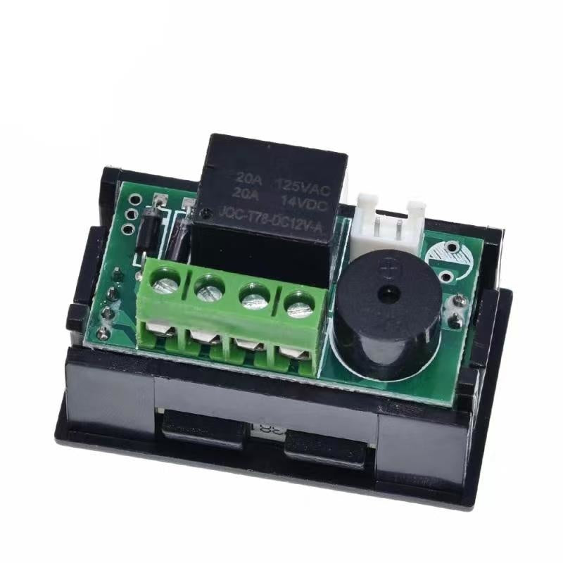 Thermostaat 12v met schakelfunctie 10A  inbouw 2
