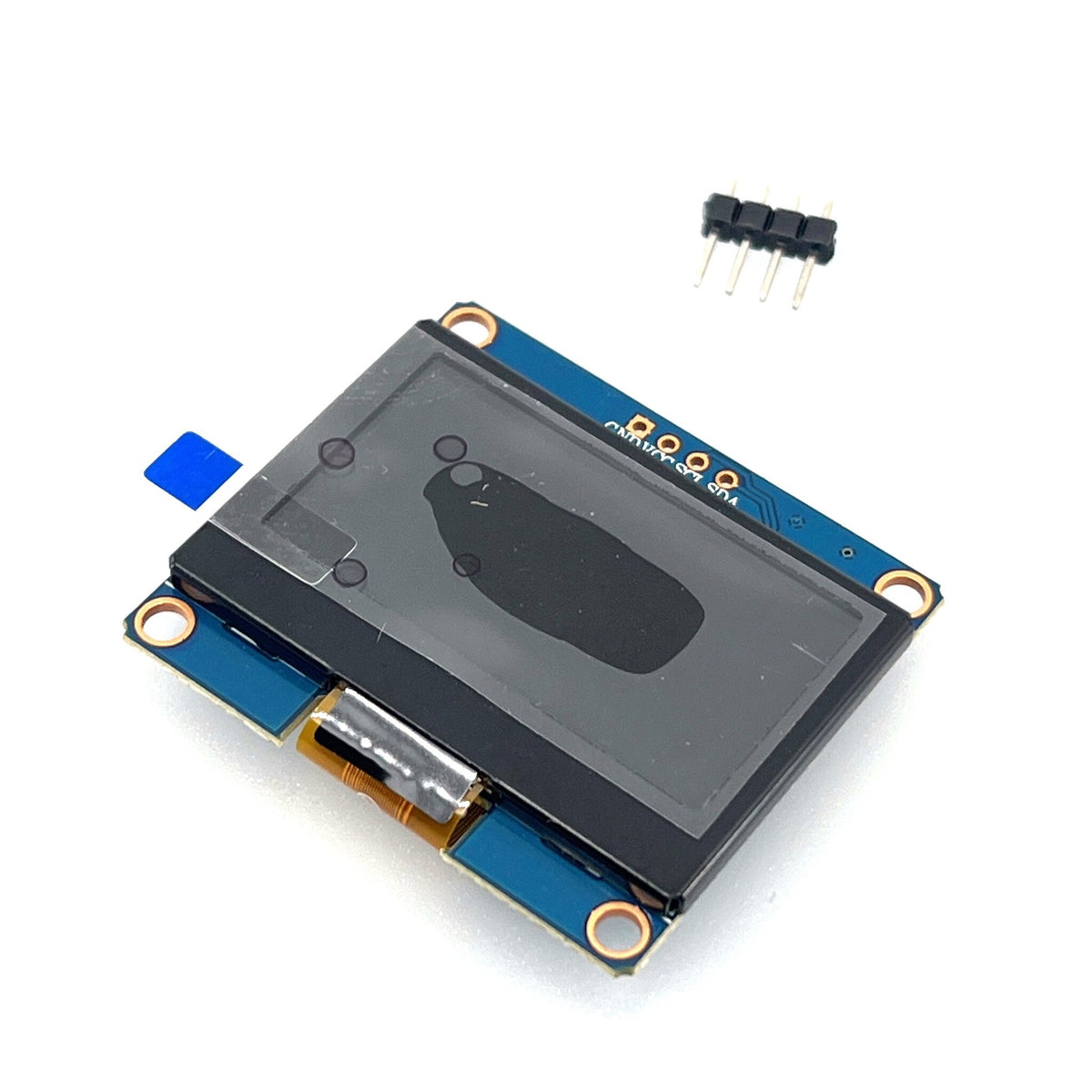 1.54 Inch OLED Display Blauw