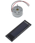 Solar motortje met zonnepaneeltje