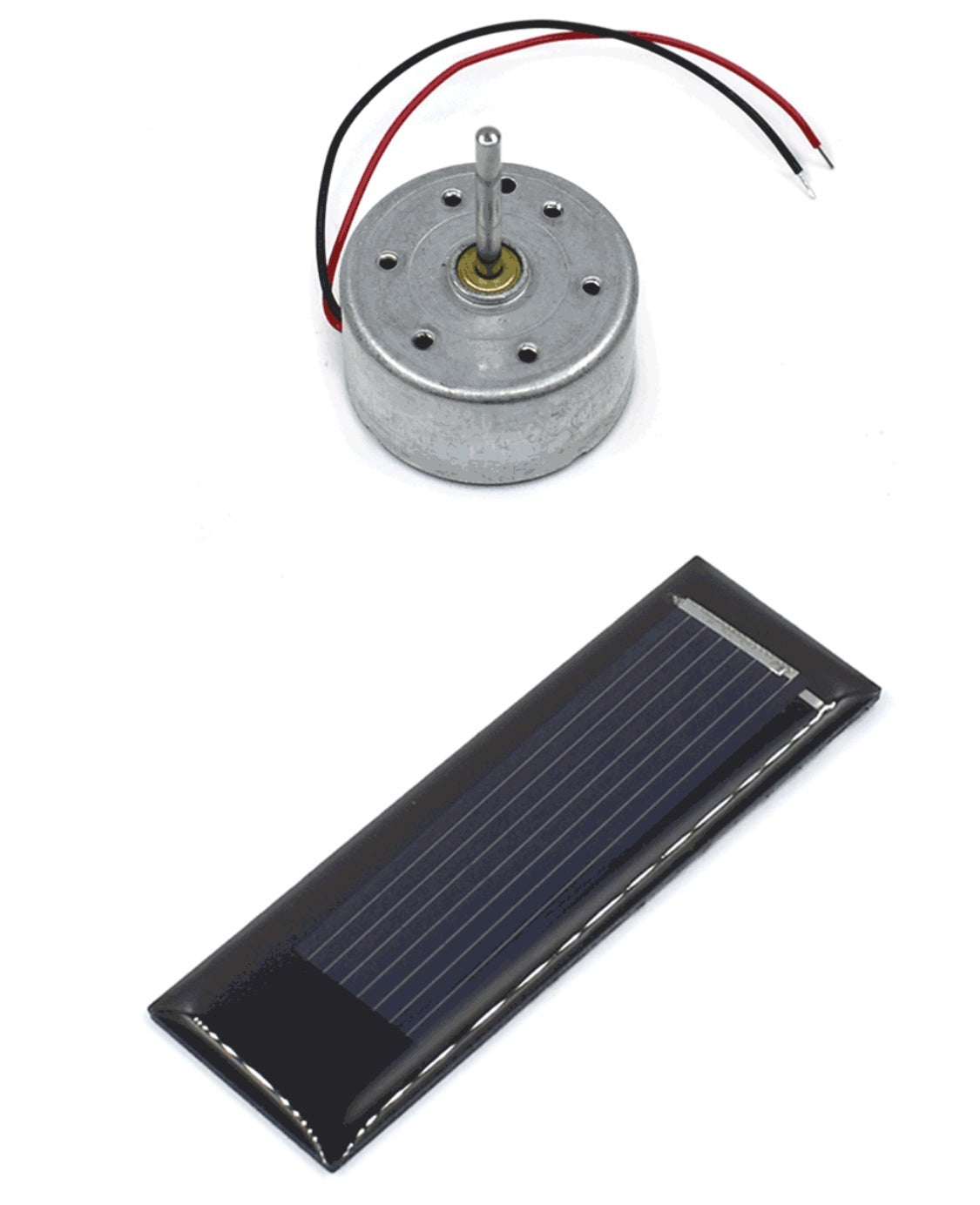 Solar motortje met zonnepaneeltje
