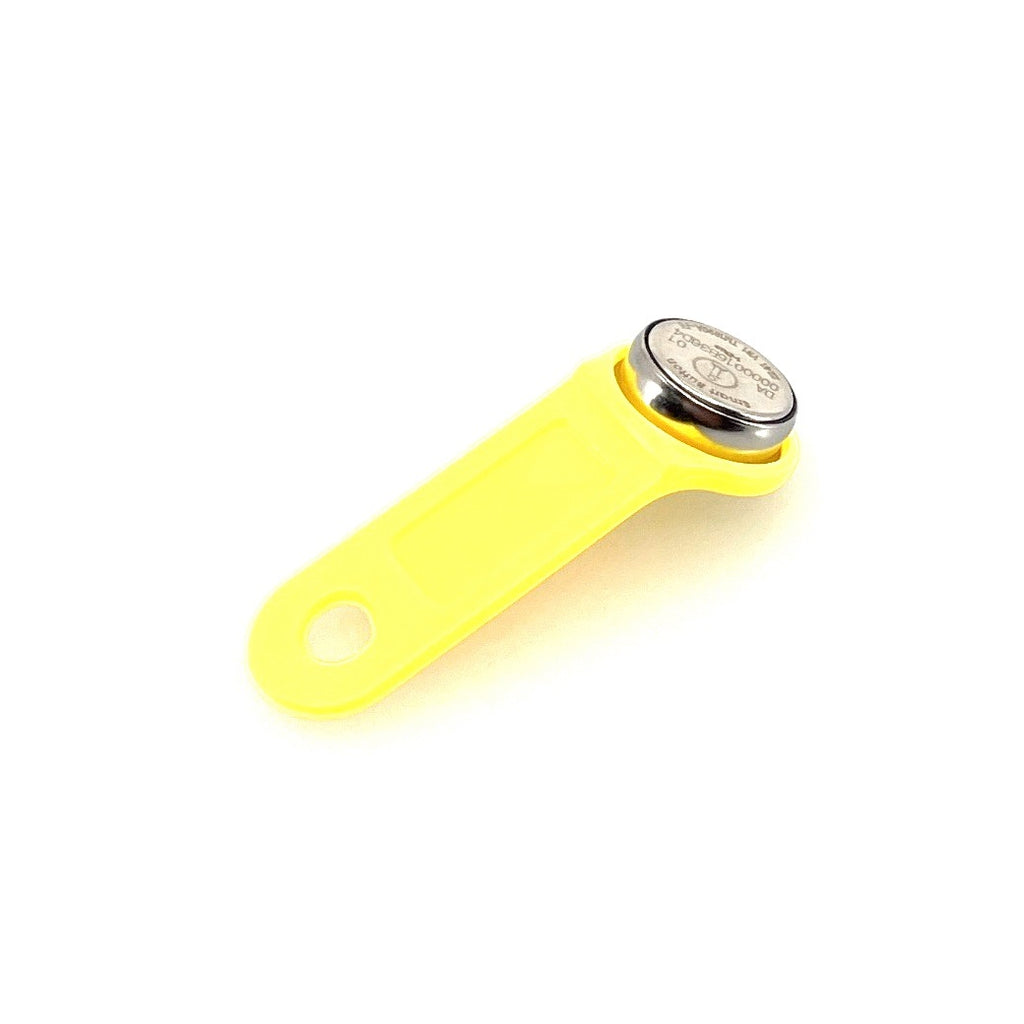 Smart button ibutton Dallas key geel TM1990 