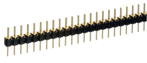 Header 40 pins male male dip (ronde pinnen)