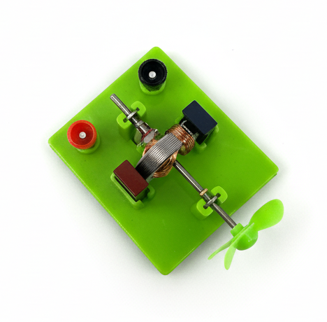 DC Elektromotor met Ventilator t.b.v. leerkit 2