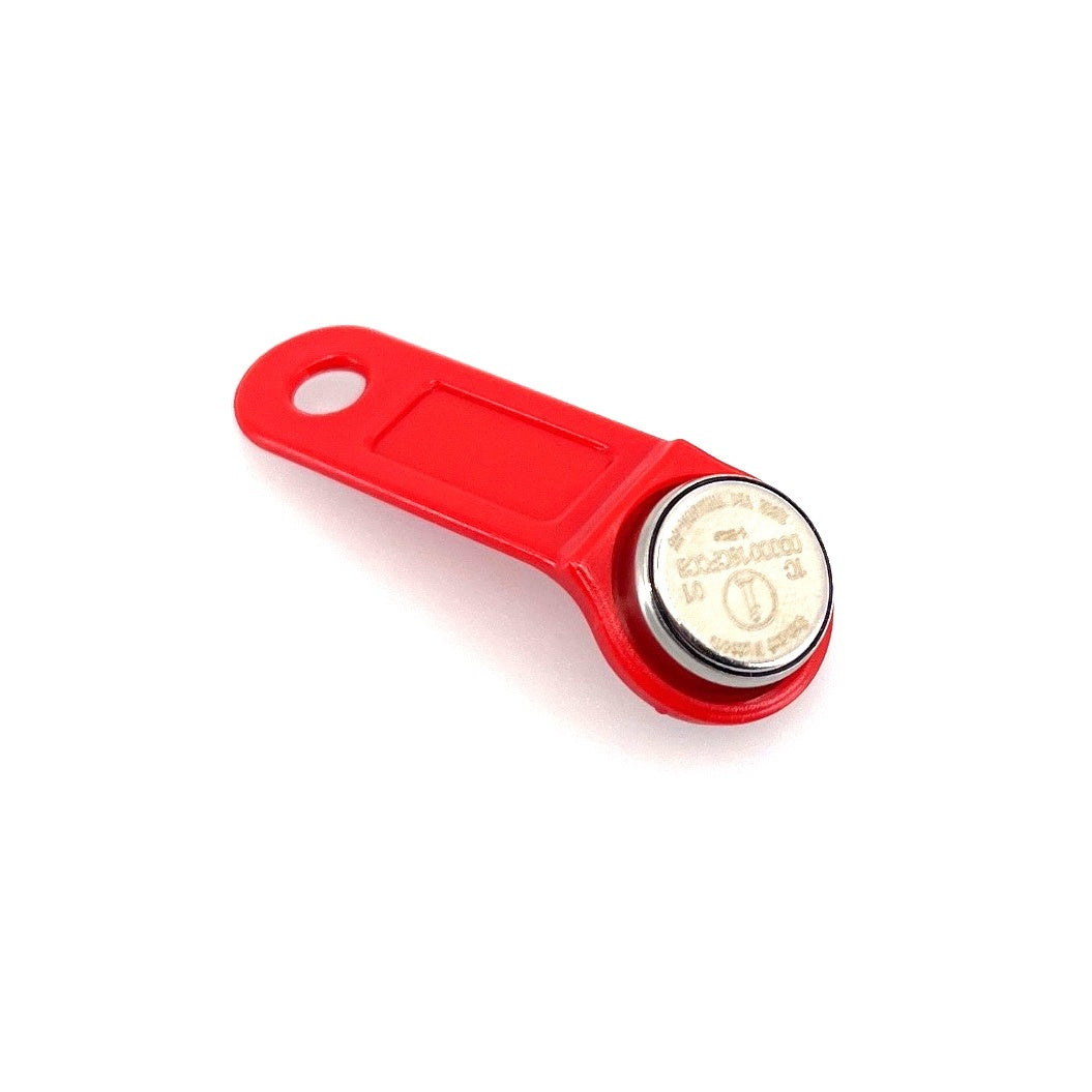Smart button ibutton Dallas key rood TM1990