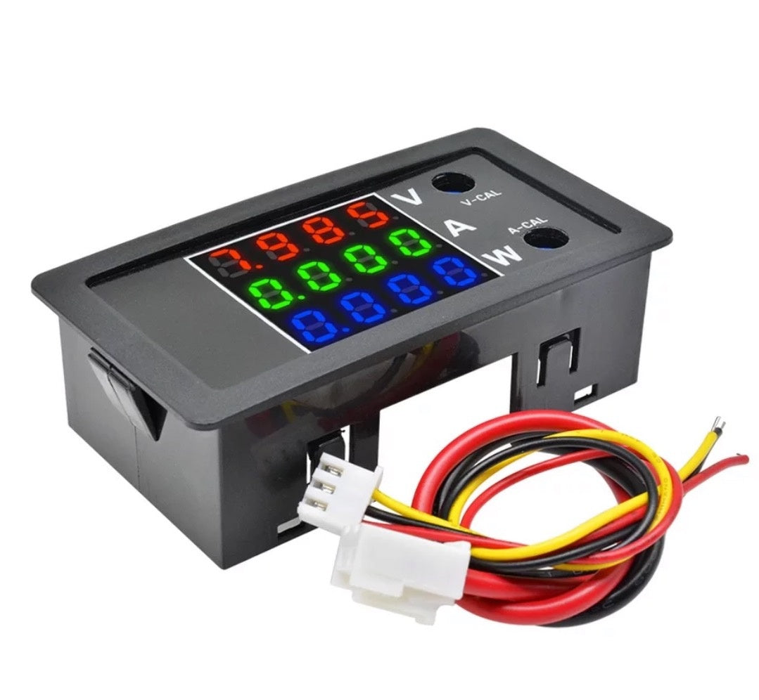 Digitale volt ampere vermogen meter voor inbouw