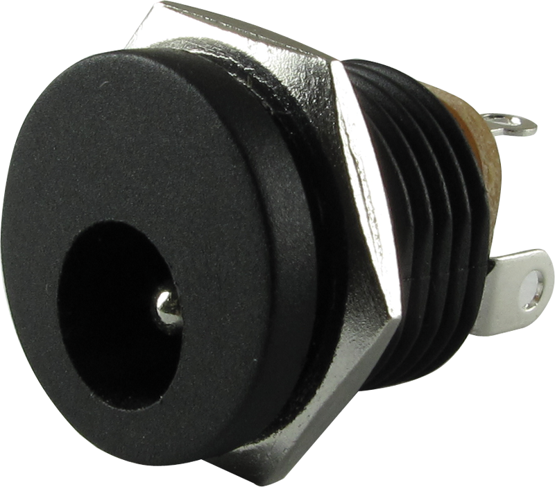 DC Power jack 5.5x2.1 mm inbouw