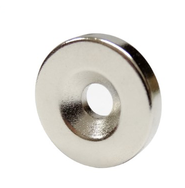 Neodymium magneet met schroefgat