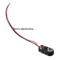 9v batterijclip 2 draads