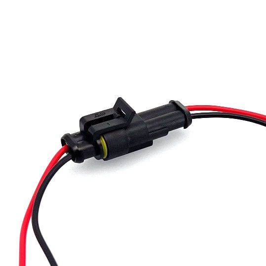 Waterproof 2 polige connector met draad set 2