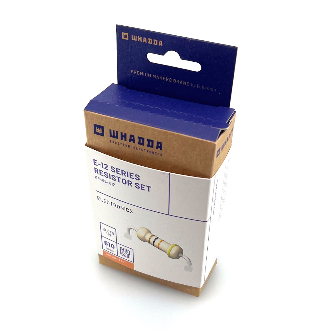 Set weerstanden - E12 reeks - 610 st. - 10 ohm tot 1Mohm