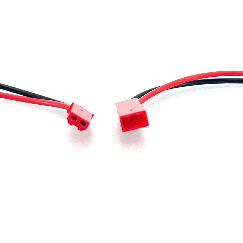 JST male female connector met open eind. 3