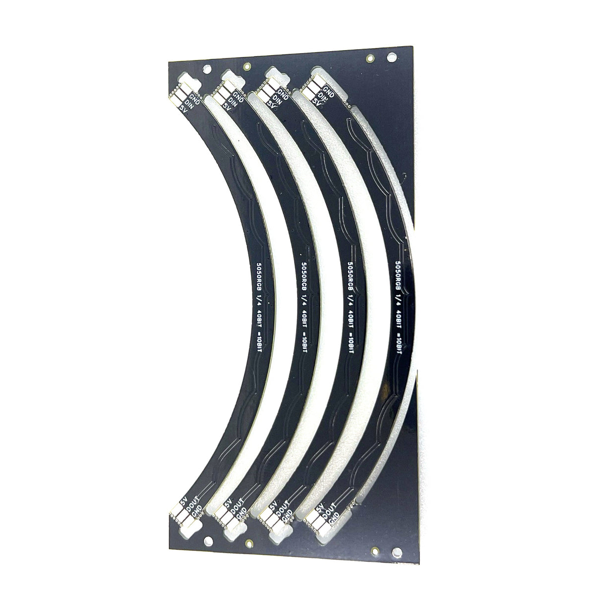 Neopixel ring 40 ws2812 in 4 delen 2