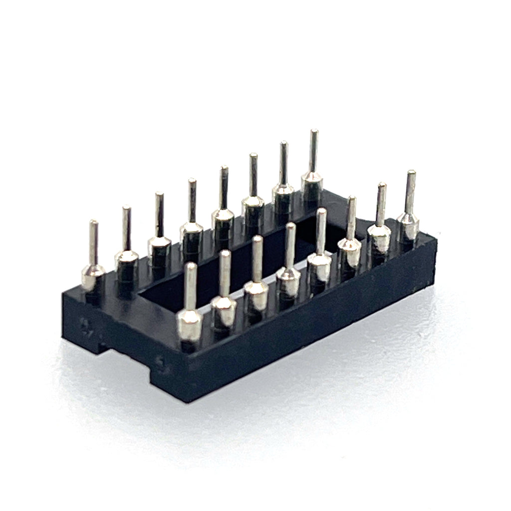 16 pins dip ic socket ronde pinnen 2