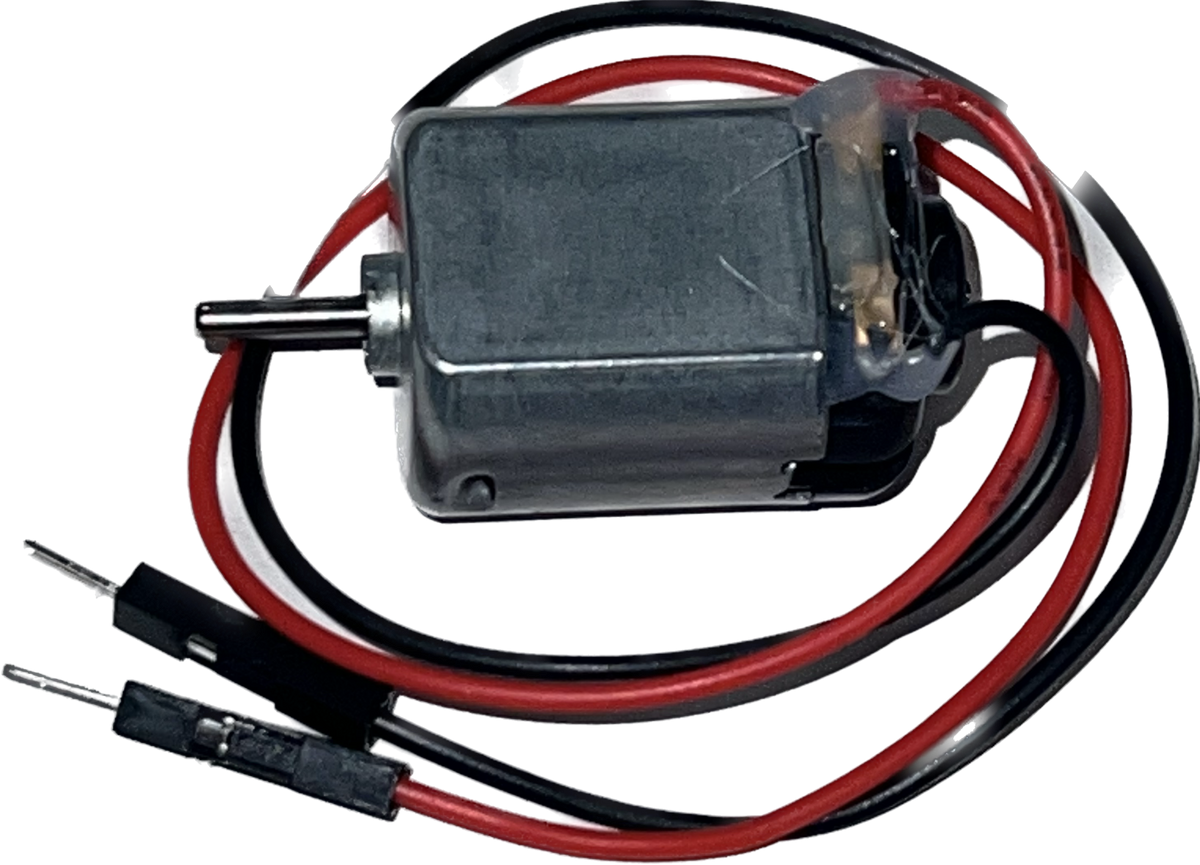 DC motor 3 - 6 Volt met 15cm male Dupont