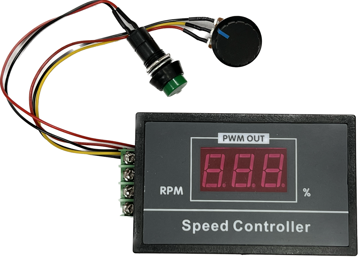 PWM motor regelaar 6-60V 30A  met  % display inbouw