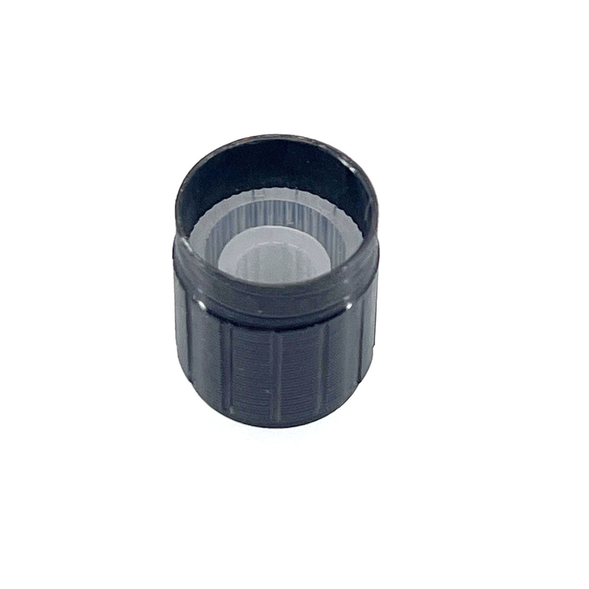 Knop potentiometer zwart aluminium 2
