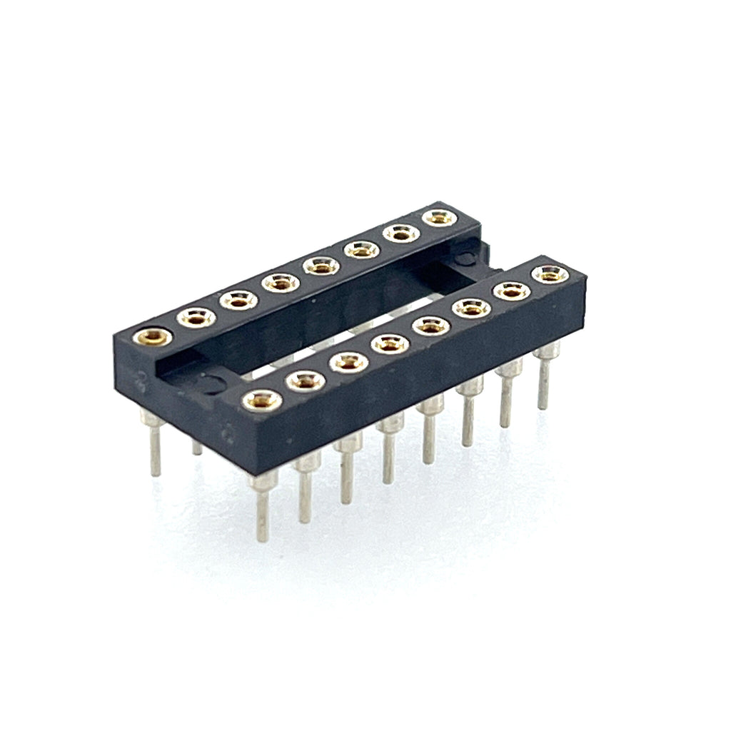 16 pins dip ic socket ronde pinnen