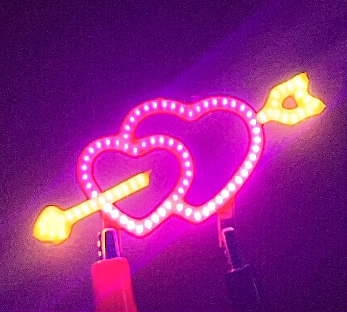 Cob led figuur Hartjes met pijl 2