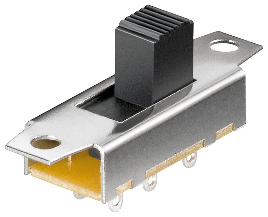 Schuifschakelaar - 2X wisselcontact