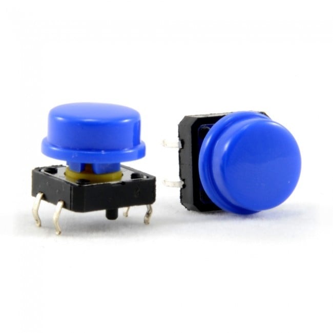 Push button set met kap 25 stuks in kunststof box 3