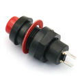 inbouw drukknop vasthoudend rood