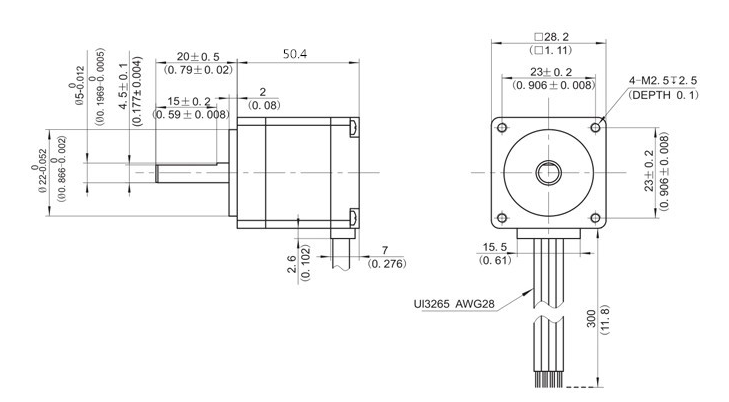 Nema 8 stappen motor 1.8 graden per step 4