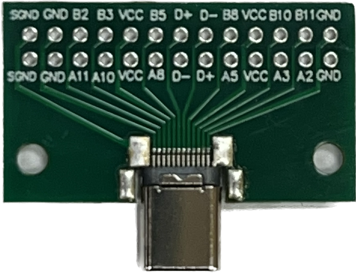 USB-C 3.1 adapter male breakout board