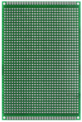 Experimenteer-printplaat dubbelzijdig afm.  10  x 15 cm 
