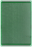 Experimenteer-printplaat dubbelzijdig afm.  10  x 15 cm 