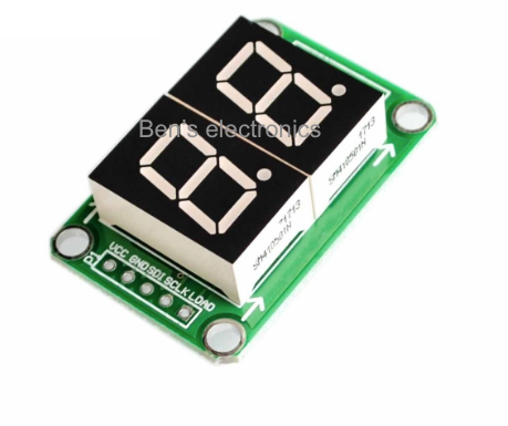 74HC595 Display 2 x 7 segment