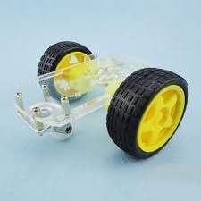 Kleine robot auto chassis platform 2wd