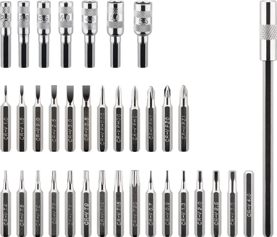 Precisieschroevendraaierset van 37 stuks 2