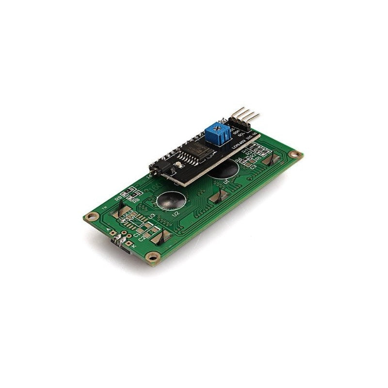 16 x 2 HD44780 LCD + gemonteerde I2C adapter module 2