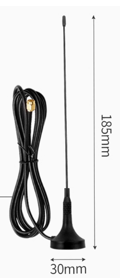 TX433 Antenne met magneetvoet en sma connector