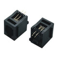 4P4C Modular jack pcb RJ10