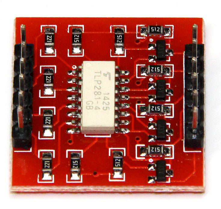 TLP281 4 kanaals optocoupler board