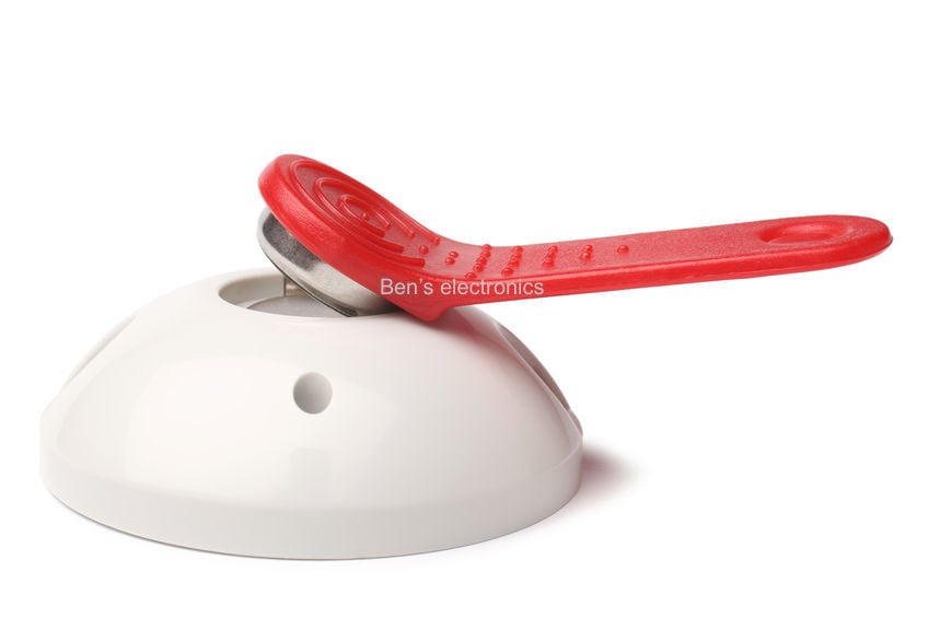 Smart button ibutton Dallas key rood RW1990