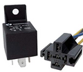 Relais incl houder 12V 40A