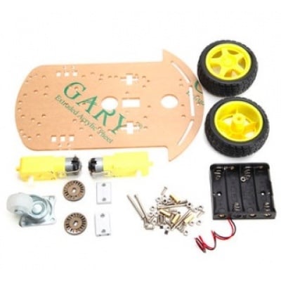 robot auto chassis platform 2wd 2