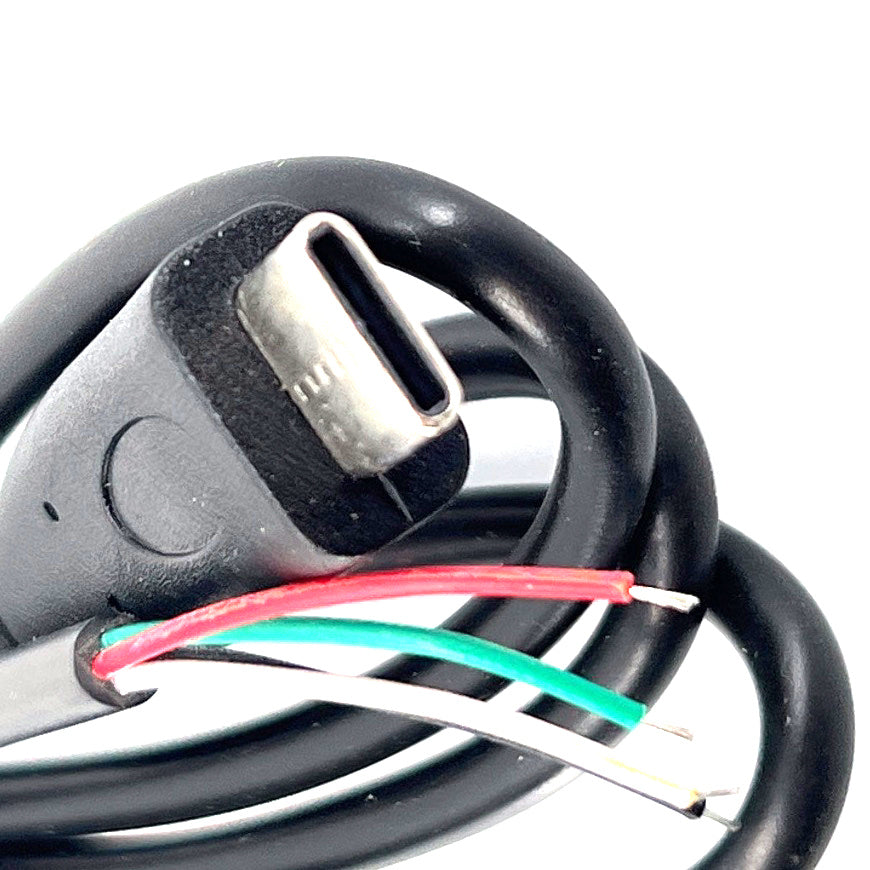 USB-C male kabel open eind 1M