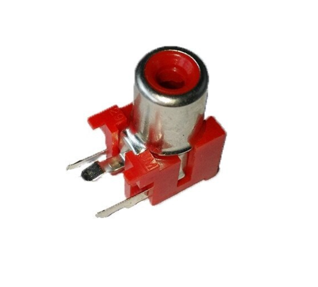 RCA tulp print connector rood