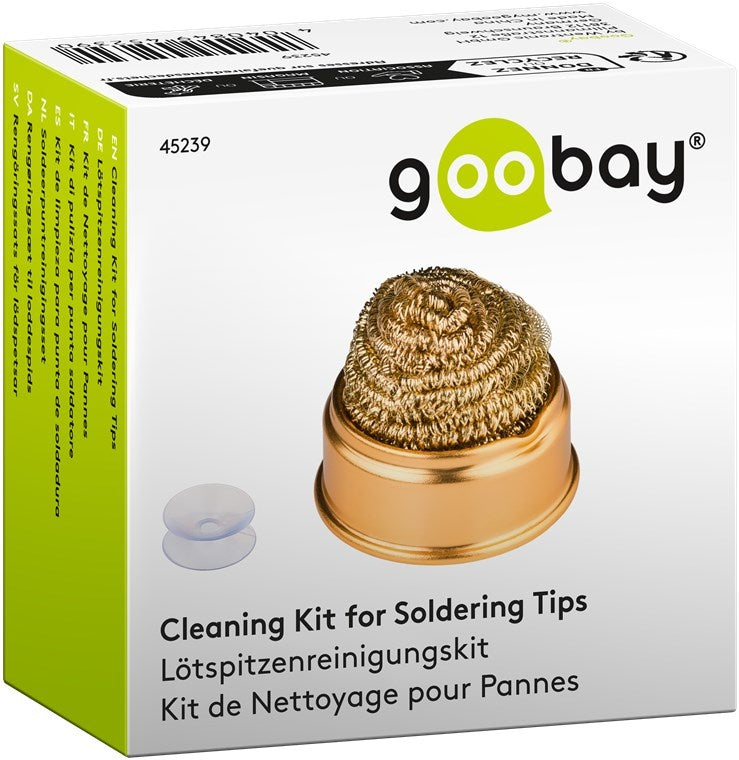 Soldeerpuntreiniger incl. soldeerpuntreinigingsdraad en houderkit
